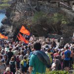 Èxit de participació en la mobilització per reclamar l’obertura del camíde ronda entre la platja de Garbet i el poble de Colera